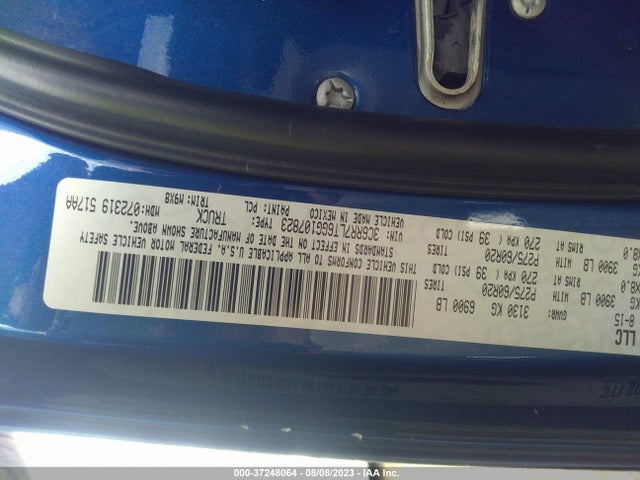 3C6RR7LT6GG107823 RAM 1500 Big Horn