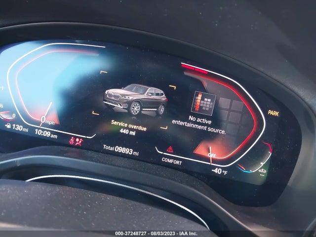 BMW X3 Sdrive30i 2023 аукцион фото