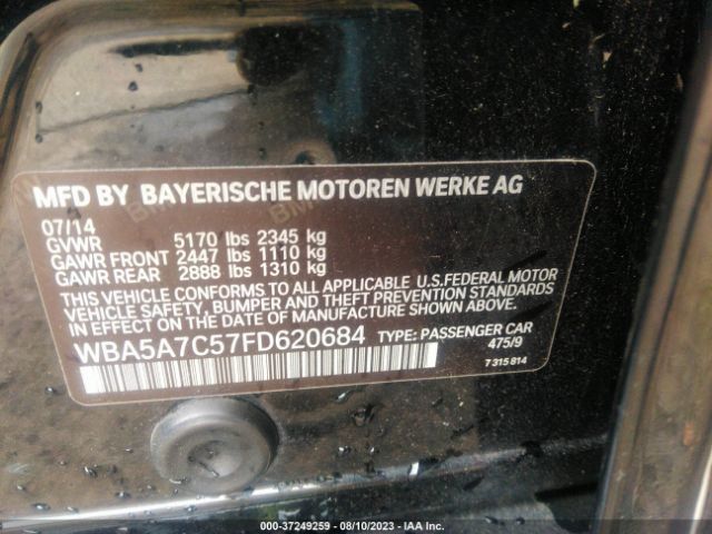 WBA5A7C57FD620684 BMW 5 Series 528i Xdrive