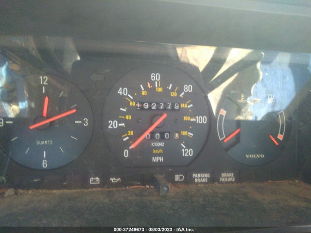 1986 VOLVO 244 DL/GL VIN: YV1AX8849G1172533