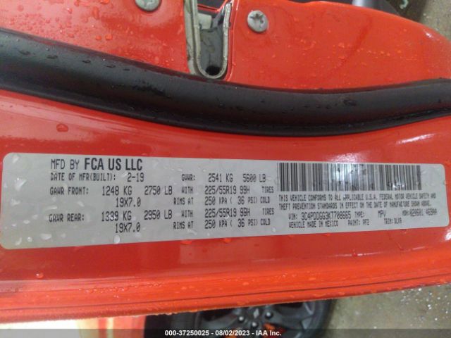 3C4PDDGG3KT708665 Dodge Journey Crossroad