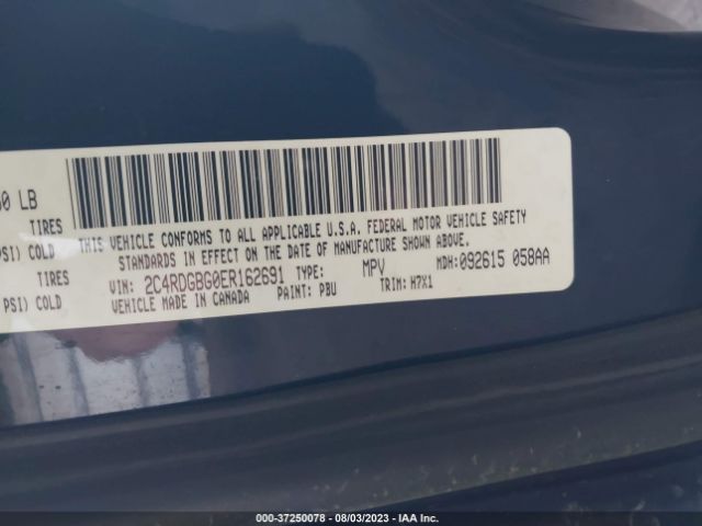 2C4RDGBG0ER162691 Dodge Grand Caravan Se