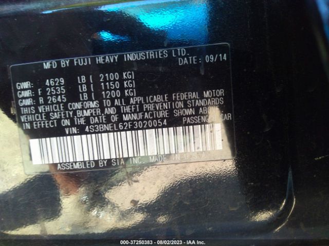 4S3BNEL62F3020054 Subaru Legacy 3.6r Limited