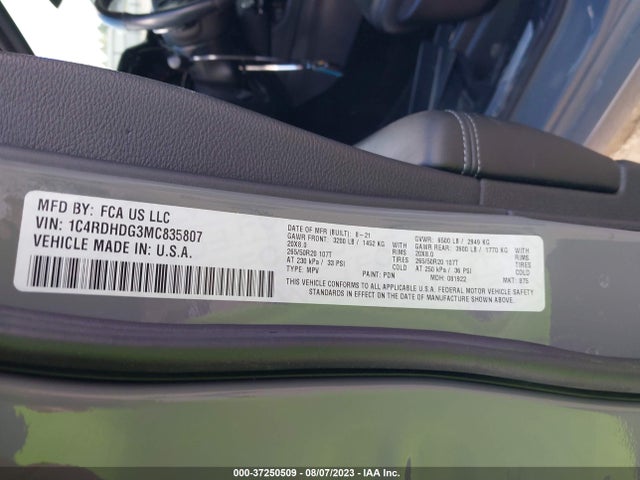 Dodge Durango Gt Plus Rwd 2021 1C4RDHDG3MC835807 Image 9