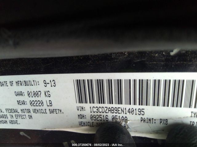 1C3CDZAB9EN140195 Dodge AVENGER SE