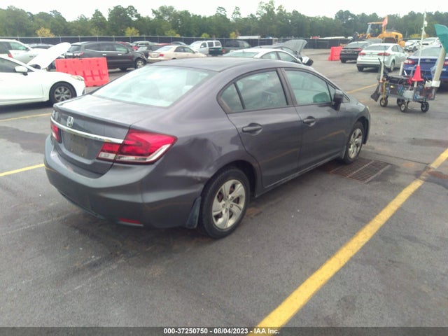 Honda Civic Sedan Lx 2014 2HGFB2F52EH518652 Image 4