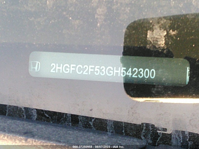Honda Civic Sedan Lx 2016 2HGFC2F53GH542300 Image 9