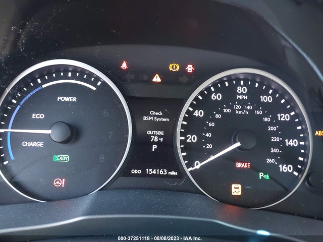 JTHBW1GG4F2099871 Lexus Es 300h Hybrid