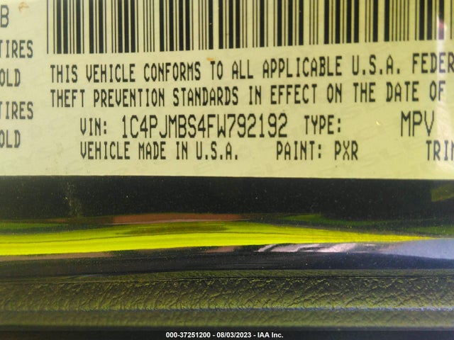 1C4PJMBS4FW792192 Jeep Cherokee Trailhawk