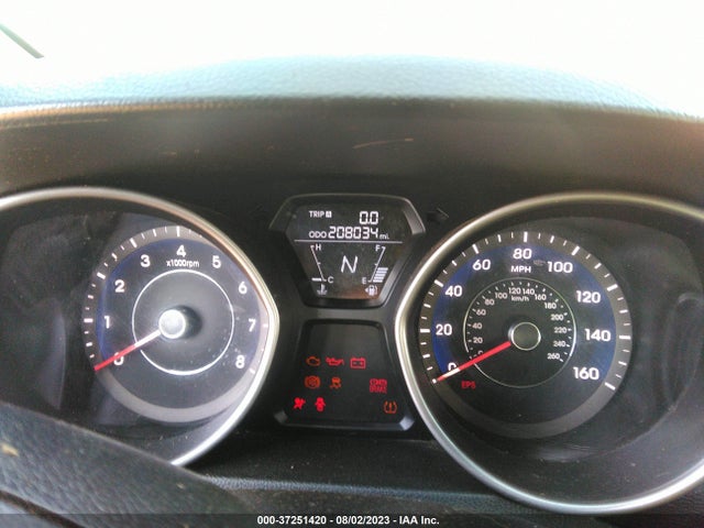 2012 HYUNDAI ELANTRA LIMITED VIN: 5NPDH4AE3CH081370