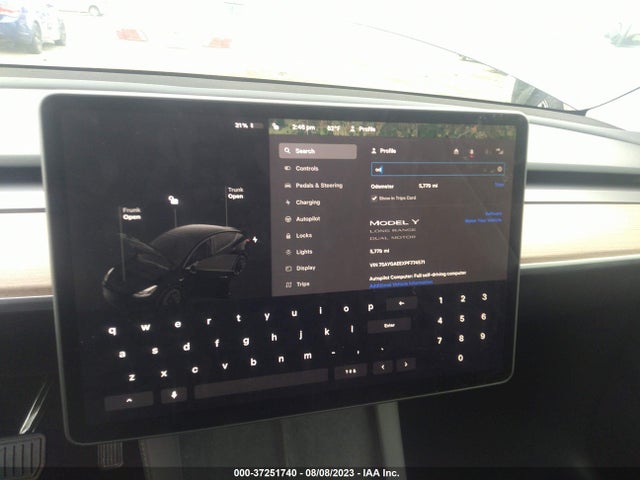Tesla Model Y Long Range 2023 7SAYGAEEXPF774571 Image 7