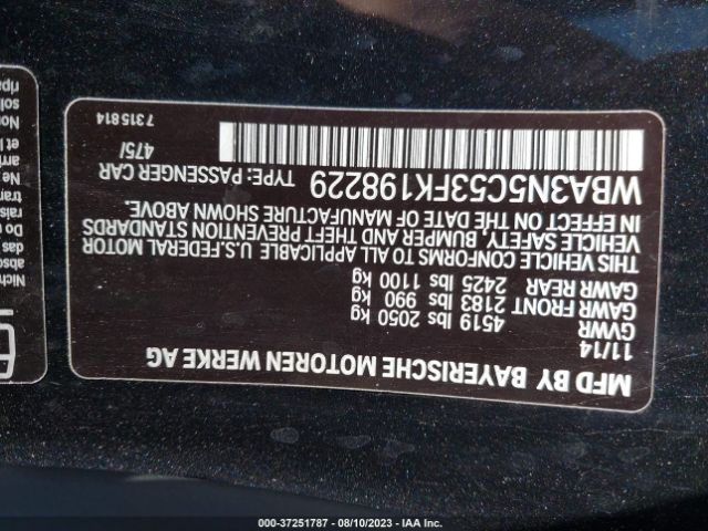 WBA3N5C53FK198229 BMW 4 Series 428i Xdrive