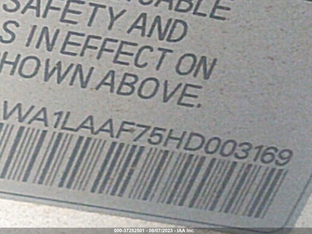 WA1LAAF75HD003169 Audi Q7 Premium Plus