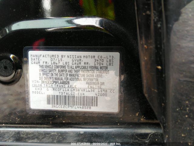 3N1CE2CP9FL448528 Nissan Versa Note Sr