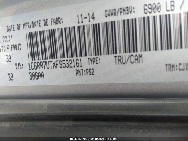 1C6RR7UTXFS532161 RAM 1500 Sport