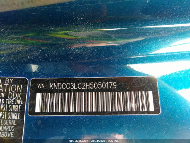 KNDCC3LC2H5050179 KIA NIRO EX