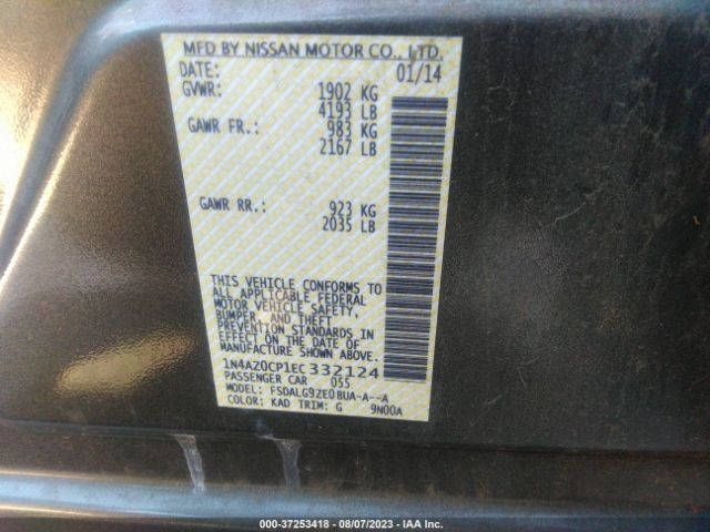 1N4AZ0CP1EC332124 Nissan Leaf Sl