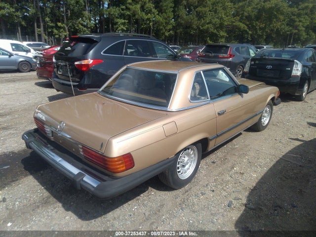 1984 MERCEDES-BENZ 380 SL VIN: WDBBA45A9EA014316