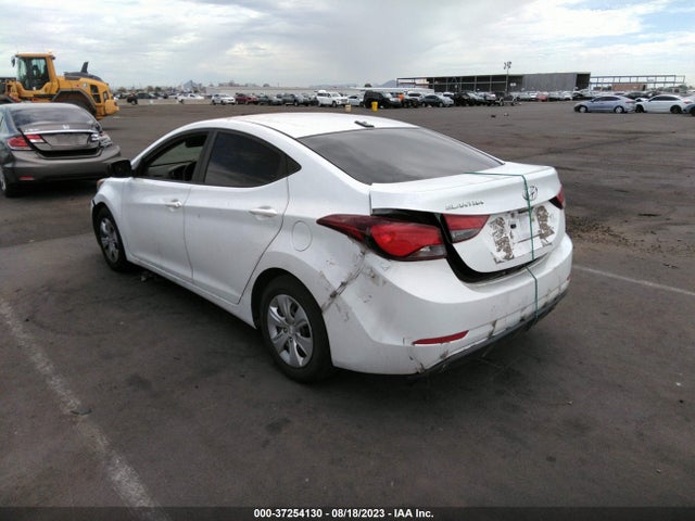 2016 HYUNDAI ELANTRA SE VIN: 5NPDH4AE3GH713550