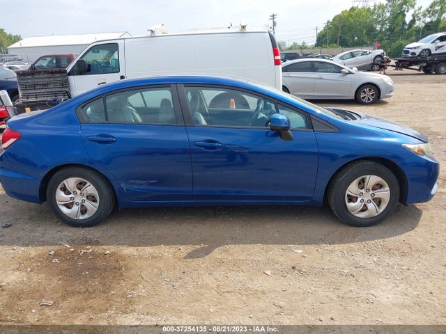 2013 HONDA CIVIC SDN LX VIN: 19XFB2F58DE087646