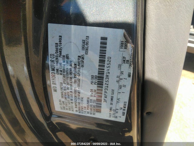 2003 FORD FOCUS ZX3 VIN: 3FAFP31Z53R145520