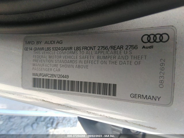 WAUFGAFC2EN120449 Audi A6 3.0t Premium Plus
