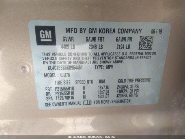 KL4CJESB5KB954461 Buick Encore Preferred