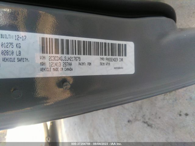 2C3CDXGJ3JH217679 Dodge Charger R/t Scat Pack