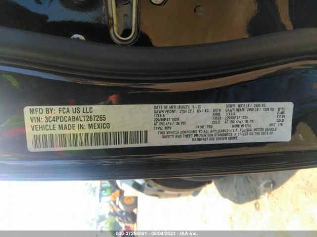 3C4PDCAB4LT267265 Dodge Journey Se Value