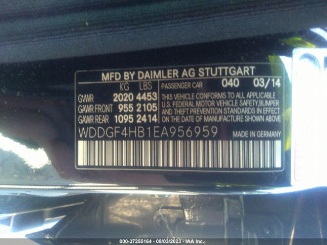 WDDGF4HB1EA956959 Mercedes-Benz C-class C 250