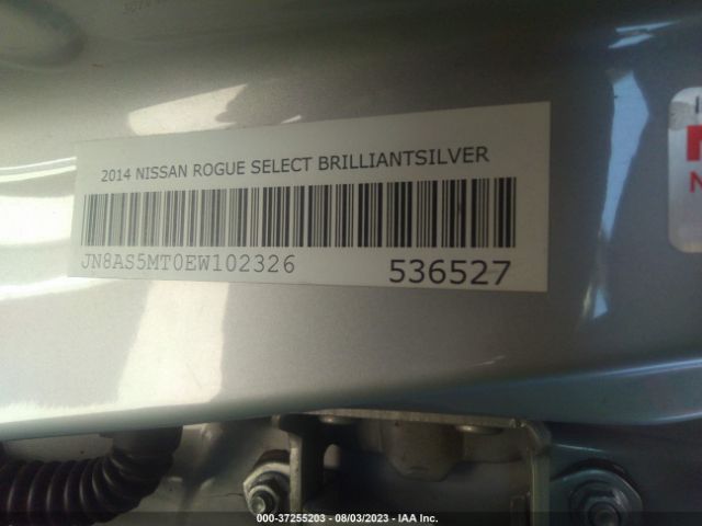 JN8AS5MT0EW102326 Nissan Rogue Select S