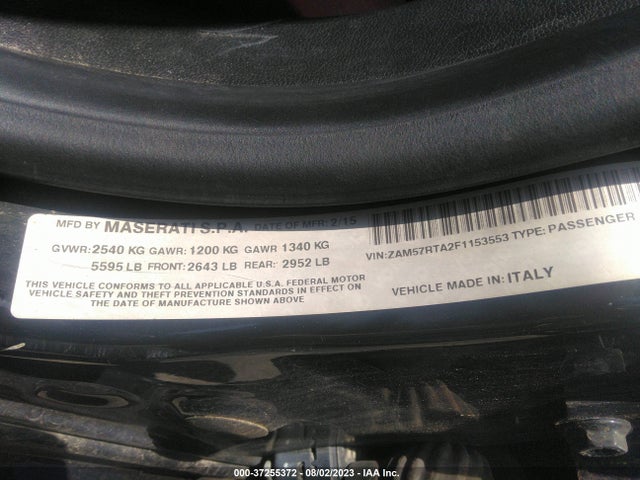ZAM57RTA2F1153553 Maserati m156b