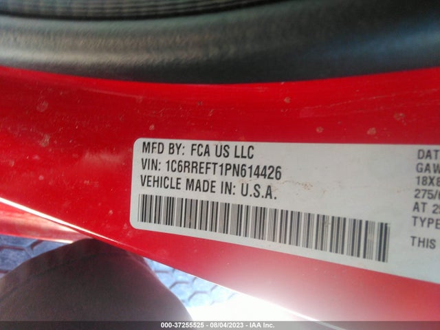 1C6RREFT1PN614426 RAM 1500 Big Horn
