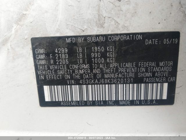 4S3GKAJ68K3620131 Subaru Impreza Sport