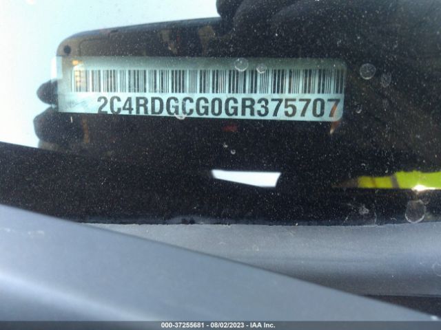 2C4RDGCG0GR375707 Dodge Grand Caravan Sxt