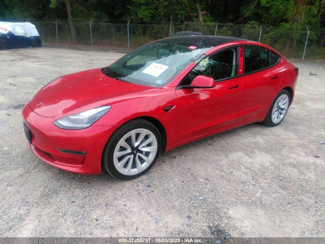 Tesla Model 3 Long Range 2021 5YJ3E1EB1MF079846 Image 2