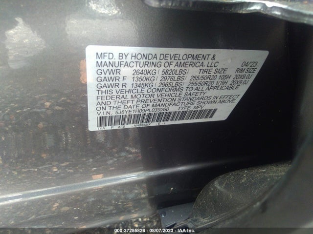 2023 Acura MDX, VIN: 5J8YE1H09PL039260