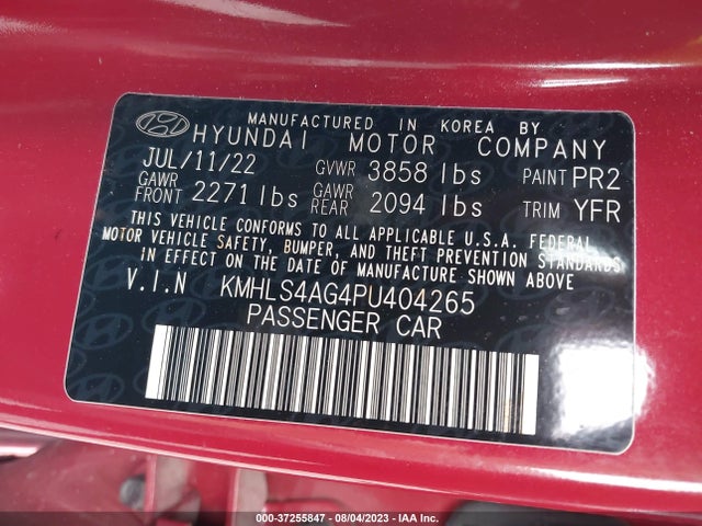 Hyundai ELANTRA SEL 2023 KMHLS4AG4PU404265 Image 15