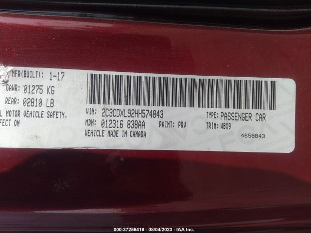 Dodge Charger Srt Hellcat 2017 2C3CDXL92HH574843 Image 15