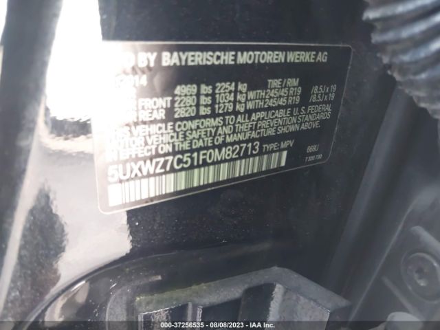 5UXWZ7C51F0M82713 BMW X3 Sdrive28i