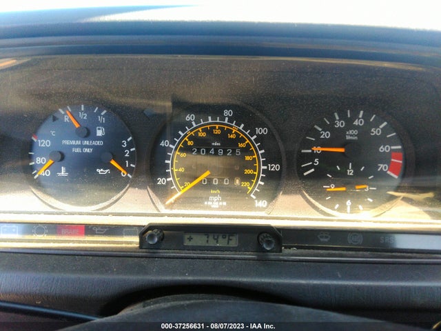 1991 MERCEDES-BENZ 190 E 2.6 VIN: WDBDA29D9MF786320
