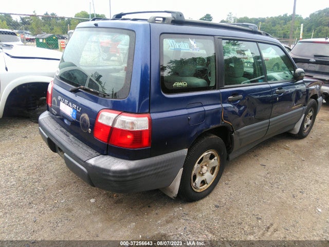 2002 SUBARU FORESTER L VIN: JF1SF63592H720361