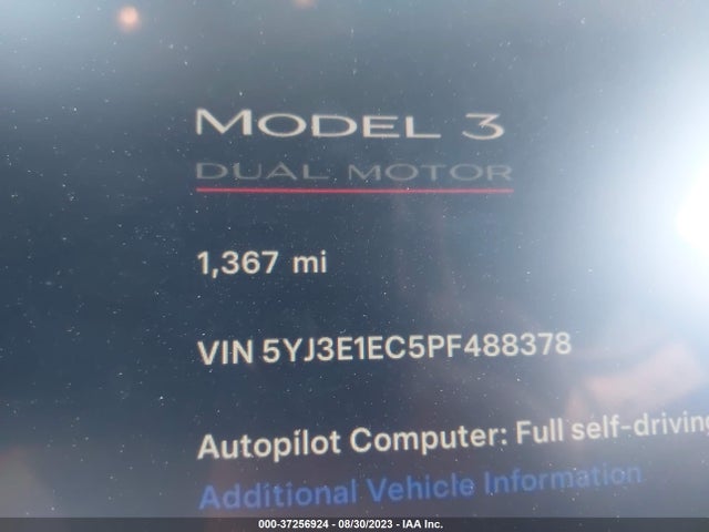 Tesla Model 3 Performance 2023 5YJ3E1EC5PF488378 Image 6
