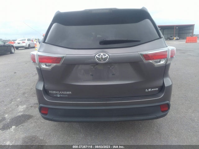 2014 TOYOTA HIGHLANDER LE VIN: 5TDBKRFH7ES044652