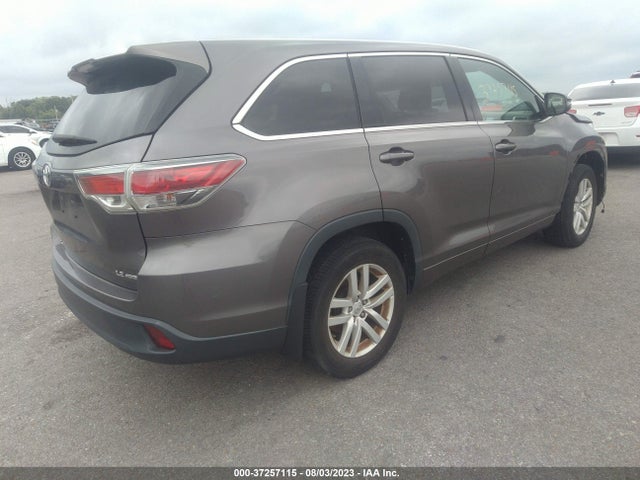 2014 TOYOTA HIGHLANDER LE VIN: 5TDBKRFH7ES044652