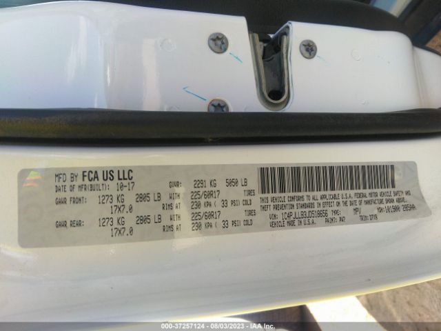 1C4PJLLB3JD518656 Jeep Cherokee Latitude Plus