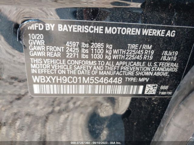 WBXYH9C01M5S46448 BMW X2 Sdrive28i