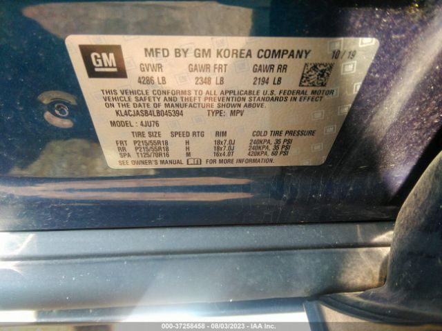 KL4CJASB4LB045394 Buick Encore Preferred