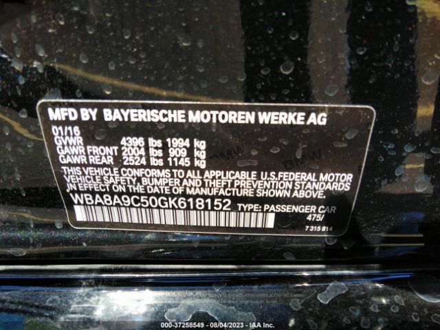 WBA8A9C50GK618152 BMW 3 Series 320i