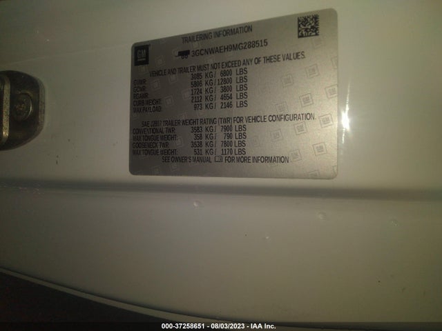 Chevrolet Silverado 1500 Work Truck 2021 3GCNWAEH9MG288515 Image 9